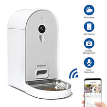 Load image into Gallery viewer, DOGNESS Automatic WiFi Dog/Cat Smart Camera Feeder - 6.5Lbs Large Capacity App Control Food Dispenser with WiFi, Portion Control, Voice Recording, Camera, Timer Programmable (Grey)

