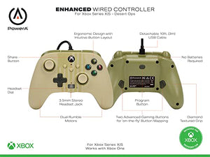 PowerA Enhanced Wired Controller for Xbox Series X|S - Desert Ops