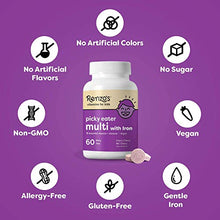 Load image into Gallery viewer, Renzo&#39;s Picky Eater Kids Multivitamin - Vegan Multivitamin for Kids with Iron, Vitamin C, and Zero Sugar, Dissolvable and Easy To Take Kids Vitamins, Cherry Flavored Childrens Vitamins [60 Melty Tabs]
