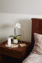 Load image into Gallery viewer, Umbra 299481-221 Prisma Tray, Geometric Plated Jewelry Storage, 11" Length x 7.25" Height x 1.5” Width, Matte Brass
