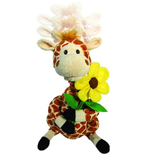 Cuddle Barn Gerry the Giraffe Animated Singing Musical Plush Toy, 12” Super Soft Cuddly Stuffed Animal, Neck Stretches and Grows Taller while he Sings “(Your Love Lifts Me) Higher & Higher"