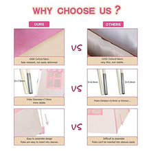 Load image into Gallery viewer, TTLOJ Kids Play Tent and Rectangle Kids Rug Set, Pink Girls Tent, Pink mat
