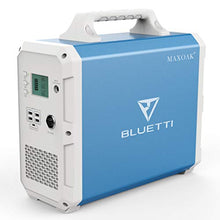 Load image into Gallery viewer, MAXOAK Portable Power Station BLUETTI EB150 1500Wh AC110V/1000W Camping Solar Generator Lithium Emergency Battery Backup with 2 AC outlet Pure Sinewave,DC12V,USB-C for Outdoor Road Trip Travel Fishing

