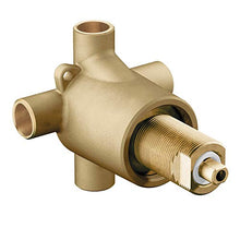 Load image into Gallery viewer, Moen 3360 M-Dura Showering Brass Three-Function Shower Transfer Valve 1/2-Inch CC Connections, N/A
