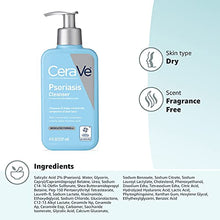Load image into Gallery viewer, CeraVe Cleanser for Psoriasis Treatment | With Salicylic Acid for Dry Skin Itch Relief &amp; Latic Acid for Exfoliation | Fragrance Free &amp; Allergy Tested | 8 Ounce
