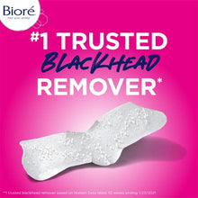 Load image into Gallery viewer, Bioré Nose+Face, Blackhead Remover Pore Strips, 12 Nose + 12 Face Strips for Chin or Forehead, with Instant Blackhead Removal and Pore Unclogging, Oil-free, Non-Comedogenic Use, 24 Count
