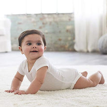 Load image into Gallery viewer, Gerber Baby 8-Pack Short Sleeve Onesies Bodysuits, Solid White, Newborn
