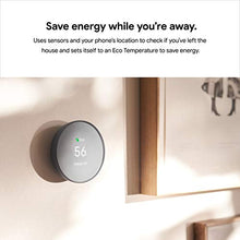 Load image into Gallery viewer, Google Nest Thermostat - Smart Thermostat for Home - Programmable Wifi Thermostat - Snow
