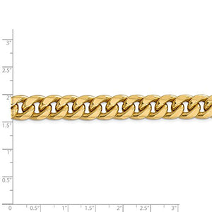 14k Yellow Gold 11mm Miami Cuban Bracelet Chain 8 Inch Necklace Pendant Charm Curb Fine Jewelry For Women Gifts For Her