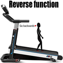 Load image into Gallery viewer, asdfg Folding Treadmil,Mechanical Treadmill Walking, Jogging Machine Folding Shock Running Home Gym Workout Fitness Under Desk Treadmills 160kg
