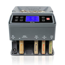Load image into Gallery viewer, Cassida C300 Professional USD Coin Counter, Sorter and Wrapper/Roller | 35% Faster Wrapping Coins with Quickload Technology | 300 Coins/Minute | Printing-Compatible | Includes 5 Wrapper Sets
