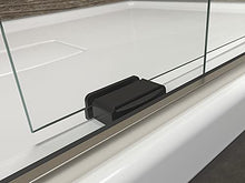 Load image into Gallery viewer, KOHLER Levity® Sliding Shower Door, 74-in H X 56-5/8 -59-5/8-in W, with 1/4-in Thick Crystal Clear Glass with towel bars, Matte Nickel
