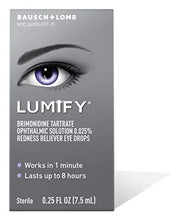 Load image into Gallery viewer, LUMIFY Redness Reliever Eye Drops 0.25 Ounce (7.5mL)

