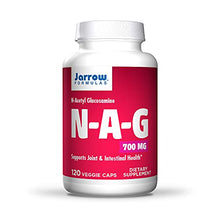 Load image into Gallery viewer, Jarrow Formulas N-A-G 700 mg - 120 Veggie Caps - N-Acetyl Glucosamine - Versatile Form of Glucosamine - Supports Joint &amp; Intestinal Health - Up to 120 Servings
