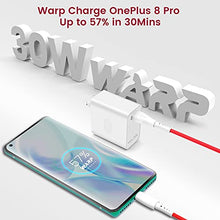 Load image into Gallery viewer, VELOGK [2-Pack] Warp Charger Kit 30W[5V/6A] for Oneplus 8 Pro/8/7 Pro/7T/7T Pro/7/6T/6/5T/5/3T/3/Nord N10 5G, 2X Fast Warp/Dash Charger Adapter + 2X Type C Warp Charging Cables(3.3ft/1m)
