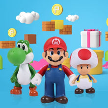 Load image into Gallery viewer, 5 inch Mario Figures Toy - Mario &amp; Luigi Figurines – Yoshi &amp; Mario Bros Action Figures Mario PVC Toy Figures （Pack of 6 ）
