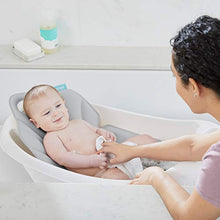 Load image into Gallery viewer, Summer Infant Deluxe Bath Cushion, Gray, Fits Inside Most Baby Bathtubs, Provides Extra Comfort and Support, No Slip Backing, Quick Dry Material, Machine Washable, White
