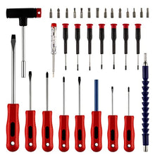 Load image into Gallery viewer, AMM 32-piece Magnetic screwdriver sets with storage case，Containsslotted, star, square, Philips screwdriver bits other practical tools，The best tool gift for a man
