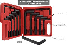 Load image into Gallery viewer, Extra Large Allen Wrench Jumbo Automotive Hex Key Set (SAE and METRIC)
