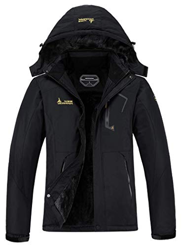 MOERDENG Women's Waterproof Ski Jacket Warm Winter Snow Coat Mountain Windbreaker Hooded Raincoat