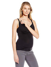 Load image into Gallery viewer, Playtex Women&#39;s Maternity Nursing Camisole with Built-in-Bra, Black, X-Large
