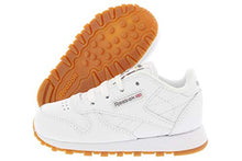 Load image into Gallery viewer, Reebok baby boys Classic Leather Sneaker, White/Gum, 2 Toddler US
