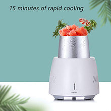 Load image into Gallery viewer, Smart Device Fast Refrigeration Cup, Mini Desktop Fast Cooling Mug Portable Electronic Cooler Cup Ice Maker For Freezing Drinks Water Exquisite Gift （White）
