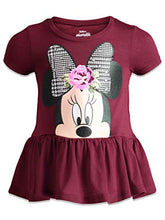 Load image into Gallery viewer, Disney Minnie Mouse Toddler Girls Ruffle Tunic Shirt &amp; Legging Set (Red, 2T)
