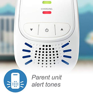 VTech DM111 Audio Baby Monitor with up to 1,000 ft of Range, 5-Level Sound Indicator, Digitized Transmission & Belt Clip