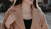 Load image into Gallery viewer, My Ritzy Cubic Zirconia Necklace Sets with Two-Tone Gemstone Sparkling | 24k Gold Plated Tennis Sets for Women | 20 in / 7.5 in | Packed in Gift-Box (Cubic Zirconia Set)
