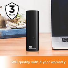Load image into Gallery viewer, WD 6TB Elements Desktop Hard Drive HDD, USB 3.0, Compatible with PC, Mac, PS4 &amp; Xbox - WDBWLG0060HBK-NESN
