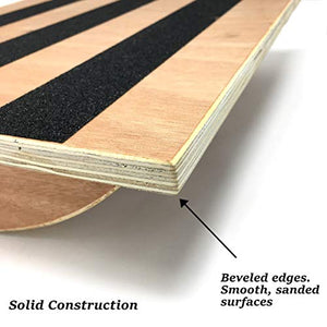 15" Stretching and Balancing Exercise Board by Trademark Innovations,Black