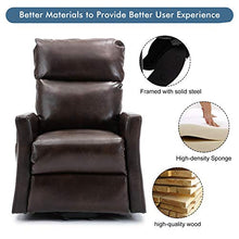 Load image into Gallery viewer, Lift Recliner Chair, Bonzy Home Overstuffed Lift Chairs for Elderly with Remote, 3 Position &amp; Side Pocket, Power Reclining Chair for Living Room Home Theater Seating, Faux Leather, Brown
