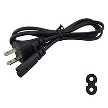 Load image into Gallery viewer, YNCRIS Replacement Power Cable for PS4 Slim and Xbox One S/X - 5 Foot Cord, Black
