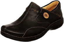 Load image into Gallery viewer, Clarks Women's Un.Loop Loafer, Black Leather, 7.5
