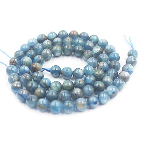 6mm Round Blue Kyanite Jewelry Loose Gemstone Beads Strand 15
