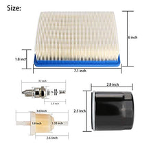 Load image into Gallery viewer, 10L0L Golf Cart Tune Up Kit for Club Car DS 1992-up Gas Carts with FE290 FE350 Engines, Air Filter 1015426, Oil Filter 1016467 41016467, Fuel Filter 1013684 1014522 102003201, Spark Plug
