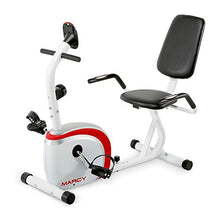 Load image into Gallery viewer, Marcy Recumbent Exercise Bike with Magnetic Resistance and Pulse Sensor NS-908R
