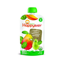 Load image into Gallery viewer, Happy Baby Organics Simple Combos Stage 2 Baby Food, Variety Pack, 4 Ounce (Pack of 16) Flavors May Vary
