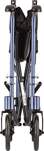 NOVA Medical Products 327 Lightweight Transport Chair, 17",Dark Blue