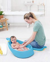 Load image into Gallery viewer, Skip Hop Baby Bath Tub, 3-Stage Smart Sling Tub, Moby, Blue
