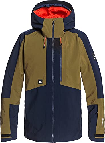 Quiksilver Forever 2L Gore-Tex Snowboard Jacket Mens Sz XS Military Olive