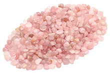 Load image into Gallery viewer, ZenQ 1 lb Madagascar Rose Quartz Tumbled Stone Chips Crushed Natural Crystal Quartz Pieces
