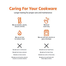 Load image into Gallery viewer, Amazon Basics Non-Stick Cookware Set, Pots and Pans - 8-Piece Set

