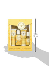 Load image into Gallery viewer, Burt's Bees Baby Getting Started Gift Set, 5 Trial Size Baby Skin Care Products, Lotion, Shampoo &amp; Wash, Daily Cream-to-Powder, Baby Oil and Soap, Yellow
