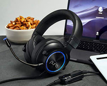 Load image into Gallery viewer, PuroGamer Gaming Headset – Safer, Volume Limiting Wired Headphones for Kids and Adults with Dynamic Sound and Noise-Canceling Gaming Mic for PC, Mac, PS4, Xbox 1, iPad, Mobile Phone by Puro Sound Labs
