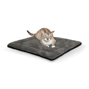 K&H Pet Products Self-Warming Pet Pad, 21" x 17", Gray/Black