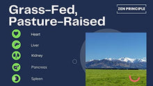 Load image into Gallery viewer, Zen Principle Grass Fed Beef Organs - Desiccated Liver, Heart, Kidney, Pancreas, Spleen, Intestine, Tripe/Stomach. Beef Organ Supplements
