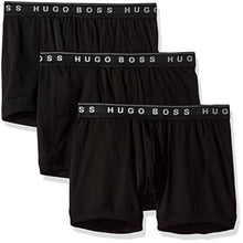 Load image into Gallery viewer, BOSS Men's 3-Pack Cotton Boxer Brief, Midnight Black, XXL
