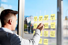 Load image into Gallery viewer, Post-it Super Sticky Notes, 3x3 in, 24 Pads, 2x the Sticking Power, Canary Yellow, Recyclable (654-24SSCY)

